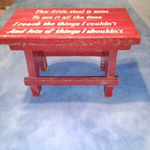 Kids little vintage stool